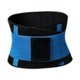 thumbnail image 1 of Cinturón de control de cintura para mujer, faja de entrenamiento para sudar y sauna, corsé de cintura fitness XXL Azul, 1 of 9