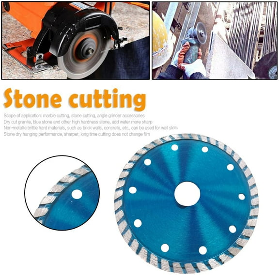 5 Inch 125mm Turbo Diamond Circular Saw Blade Cutter Disc For Wood Marble Granite Stone Porcelain Ceramic Tile Brick Cutting