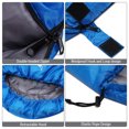 thumbnail image 3 of Desert&Fox Sac de Couchage Enveloppe Ultraléger Imperméable pour Adultes, Camping Extérieur Toutes Saisons avec Appui-Tête Réglable, Vert Armée, Bleu Royal Ou Options Orange, 3 of 6