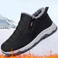 thumbnail image 2 of Xmyrz Snow Boots For Men Waterproof Cozy Round Toe Vogue Thin Flat Going Out Wide Calf Boots Winter Boots Mens Shoes, 2 of 9