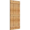 thumbnail image 2 of 32 1/4"W X 64"H Timbercraft Six 5 3/8" Boards Joined Board-N-Batten Shutters, Rough Sawn Western Red Cedar (Per Pair), 2 of 13