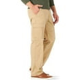 thumbnail image 3 of Men's Wrangler Authentics Relaxed Stretch Cargo Pant in Olive Drab, 3 of 5