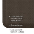 thumbnail image 5 of (2 pack) GelPro Anti-Fatigue Flatweave Kitchen Floor Mat, Brownie, 20"x 30", 5 of 8