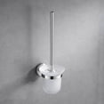 thumbnail image 2 of Portaescobillas De Baño De Acero Inoxidable, Portavasos De Vidrio De Un Solo Cepillo Montado En La Pared, Accesorios De Hardware De Baño Yuarrent HA017253-00, 2 of 5