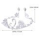 thumbnail image 2 of NUOLUX Diadema De Plateada Con Cisne Para Boda Y Fiesta Elegante, 2 of 7