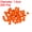 Orange, variant on Pom Felt Balls Fabric 1.5cm 15mm Beige for Crafts Project DIY 200 Pcs
