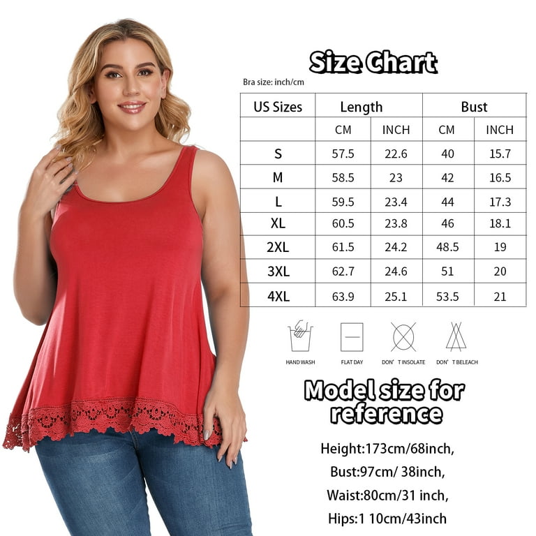CARCOS Womens Plus Size Camisoles with Built in Shelf Bras Summer Tank Top  Wide Strap Swing Lace Flowy Pleated Sleeveless Tops White,3XL