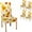 Autumn Leaves, variant on Chair Covers for Dining Chairs Set of 6 Red Flowers on The Yellow Slip Covers for Dining Chairs Chair Covers Slipcover for Dining Room Hotel Kitchen