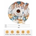 thumbnail image 6 of 15 Inch Round Placemats Set of 6, Orange Blue Fall Non Slip Heat Insulation PP Table Mats, Thanksgiving Pumpkins Harvest Botanical Vintage Washable Place Mats for Kitchen Dining Party Table Decor, 6 of 7
