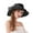 Black, variant on Women Kentucky Hat Organza Church Dress Fascinator Bridal Tea Party Wedding Hats for Flower Wide Brim Sun Hat Womens Summer Dress Hat Wide Leaf Flower Bridal Shower Hat Sun Hats Beach Hat