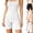 #03 White, variant on Women's Invisible No Show Safety Shaping Shorts, High Waist Seamless Anti-Chaf Boyshorts, Wavy Edge Tummy Control Smooth Underwear,One Size,Black