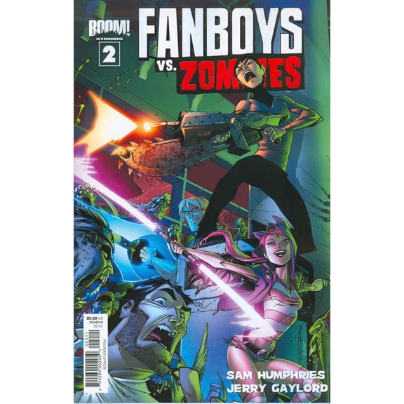 Fanboys Vs. Zombies #2B VF ; Boom! Comic Book