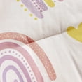 thumbnail image 5 of Chezmoi Collection 3-Piece Kids Multi-Color Cute Rainbow Love Hearts Microfiber Comforter Set, Twin, 5 of 9