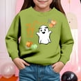 thumbnail image 2 of KPOPLK Boys Fashion Hoodies Kids Long Sleeve Hooded Sweatshirts 5-22 Years(3Y,Green), 2 of 4