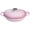 Pink, variant on Flavehc Braiser Enameled Cast Iron Braiser 2.25 qt Braiser Pan with Lid Slateblue Shallow Cast Iron Casserole Braiser Pan with Handels