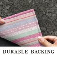 thumbnail image 6 of Pink and Green Striped Pattern Door Rugs,Washable Non Slip Door Mats Indoor,Decorative Door Mats,Entry Mat Indoor for Entrance,Bedroom,Kitchen,Bathroom,16"x24", 6 of 6