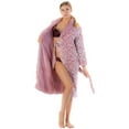 thumbnail image 3 of Casual Nights Women's Jacquard Print Fleece Plush Robe, 3 of 3