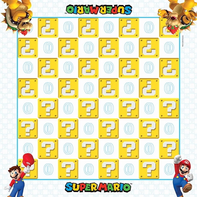 USAopoly Super Mario vs Bowser Checkers & Tic Tac Toe photo 4