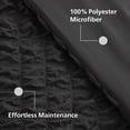 thumbnail image 3 of Mainstays Full/Queen Comforter Set, All-Season, 3-Piece, Black Puffy Seersucker, 3 of 10