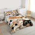 thumbnail image 3 of Feelyou Funny Cartoon Cat Full Size Comforter Sets, Kawaii Kitten Lover Bedding Comforter Set, Teens Kids Boys Girls Reversible Bedding Sets, Ultra Soft Bedroom Decor, 3-Piece, 3 of 8