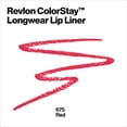 thumbnail image 2 of Delineador de labios Revlon Colorstay 675 Red Longwear con afilador, 2 of 9