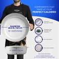 thumbnail image 4 of Universal (Professional Extra Large) Caldero 75 Cups - 27.7 QT / 26.6 L, Stainless Aluminum Pot, Even Heat Distribution and Fast Cooking Dutch Oven Pot with Ergonomic Handles, Ideal for Rice, and Mor, 4 of 9
