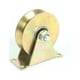 thumbnail image 1 of Rueda con ranura en V de 2", ruedas para puerta corrediza, rodillo rígido resistente para riel en V invertido, puerta rodante, riel para máquinas industriales, paquete de 3, 1 of 5