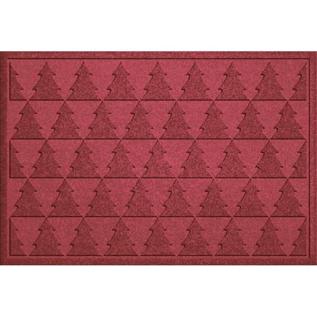 867550023 Water Guard Pine Trees Mat in Red/Black - 2 ft. x 3 ft.