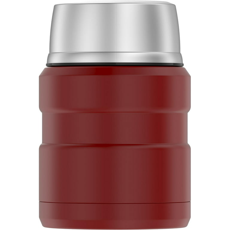 Insulated food jar with spoon 24cl / 8oz red - Snack Jar - Thermos