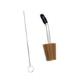 thumbnail image 3 of Tetera con boquilla para café, vertedor a prueba de goteo, tetera de acero inoxidable, boquilla de extensión para senderismo, utensilios de cocina al Marrón, 3 of 8