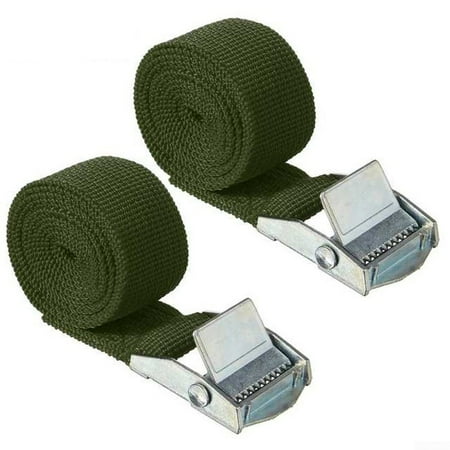 

2PCS 1M x 25mm Cargo Lashing Strap Car luggage Cargo Lashing Zinc Alloy&Nylon