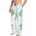 thumbnail image 2 of Daiia Kawaii Frogs Men's Sleep Pant with Pockets and Drawstring,Pajama Pants-X-Large, 2 of 9