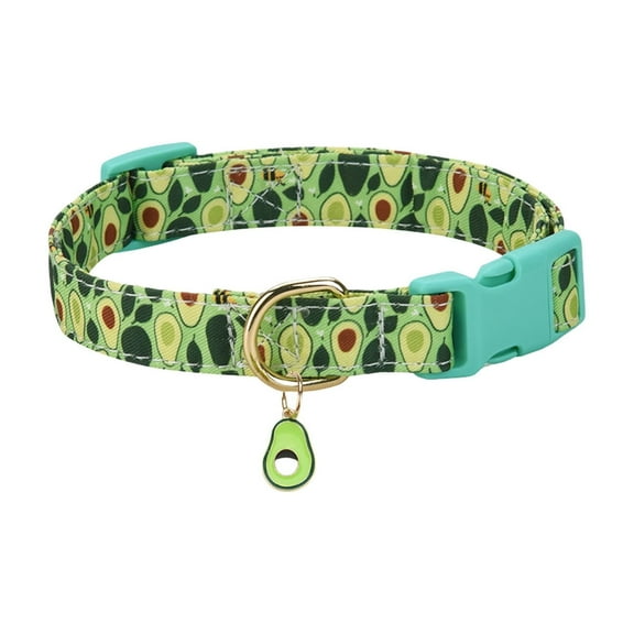 NonChoking Pet Collar Adjustable Lovely Print Dog Collar with Decoration Design For Small to Large Dog Walking Gear