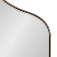 thumbnail image 4 of Kate and Laurel Tyla Modern Wall Mirror, 20 x 32, Bronze, Decorative Vibrant Midcentury Peaked Mirror, 4 of 8