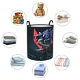 thumbnail image 6 of Valoranta Omen Circular Laundry Basket Dirty Clothes Hamper Laundry Hamper Storage Bucket Toy Organizer For Bathroom/Laundry Storage/Bedroom Small, 6 of 8