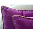 thumbnail image 3 of The HomeCentric Throw Pillow Covers, Purple , Solid Color Bead Cord Pillows Cover, Pack of 2, 20x20 inch (50x50 cm) Pillows Cover, Solid Pillows Cover, Square Velvet Throw - Purple Shimmer, 3 of 4