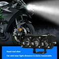 thumbnail image 2 of LED Yellow/White Dual Color Motorcycle Driving Fog Lights, Waterproof Bright with Headlamp Front Bar A with Light Motorcycle, 2 of 8