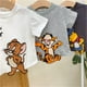 thumbnail image 1 of Camiseta de manga corta con bordado de dibujos animados para niños y niñas de verano, parte inferior y parte superior de la camisa para niños y niños ZefeiWu 8390614802988, 1 of 1