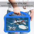 thumbnail image 3 of Dteck Kids Case for Samsung Galaxy Tab A 8.0 inch 2019, EVA Foam Lightweight Shockproof Handle Kickstand Protective Shell Cover For Galaxy Tab A 8.0 SM-T290 T295 2019 Release,Blue, 3 of 6