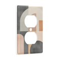 thumbnail image 2 of Yayeee Duplex Wall Plate 1-Gang 4.5"x2.7" Home Receptacle Light Switch Decorative Outlet Cover, Abstract Shapes, 2 of 7