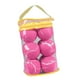 thumbnail image 3 of 12 pelotas de tenis para entrenamiento de tenis para perros en interiores. Rosa, 3 of 9