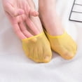 thumbnail image 3 of NUZYZ 1 Pair Short Socks Solid Color Anti-slip Breathable Women Low Cut Ankle Socks for Daily Wear, 3 of 7