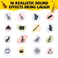 thumbnail image 3 of MyMealivos Musical Sound Effects Machine with 16 Realistic Instruments Noisemakers for Adults for Music Party Pranks, Birthday Gag Gifts, Game Party, 3 of 7