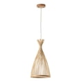 thumbnail image 4 of Pantalla de lámpara elegante cubierta de lámpara para comedor cocina isla luces de noche Madera clara, 4 of 8