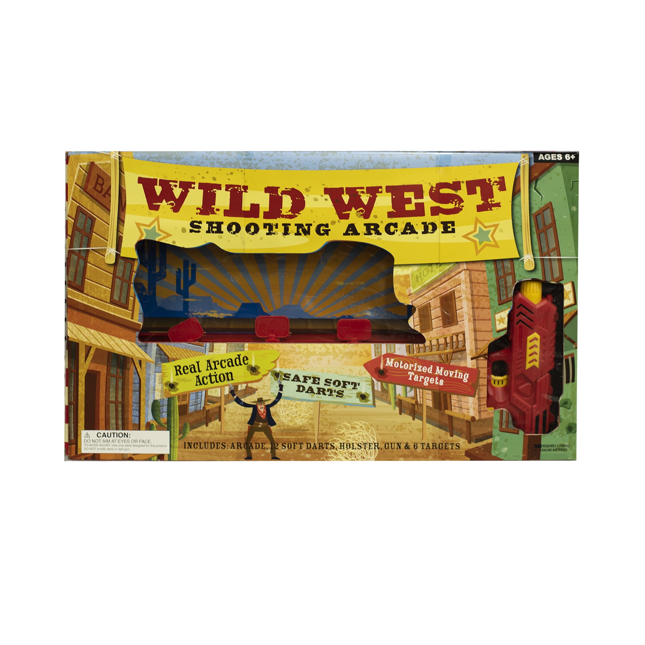 Target Shootin' Fun Pack of 60 full Color Wild West Outlaw Character Targets 