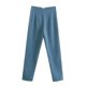 thumbnail image 1 of TRAF-ropa de oficina a la moda, pantalones de cintura alta para mujer, pantalones formales, trajes de oficina, pantalones lápiz, pantalones negros, rosas y blancos para mujer, 1 of 5