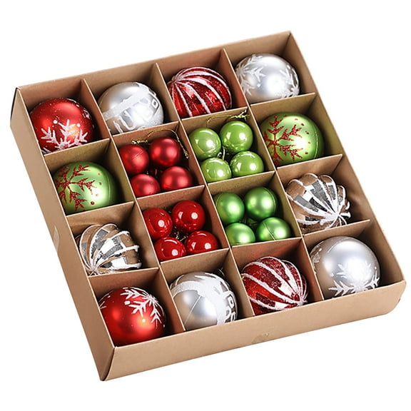 44 Adornos Navideños para el Árbol de Navidad, Decoración para Fiestas de Bodas y Festividades