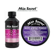 Mia Secret Liquid Monomer 4 oz and White Powder 0.5 oz