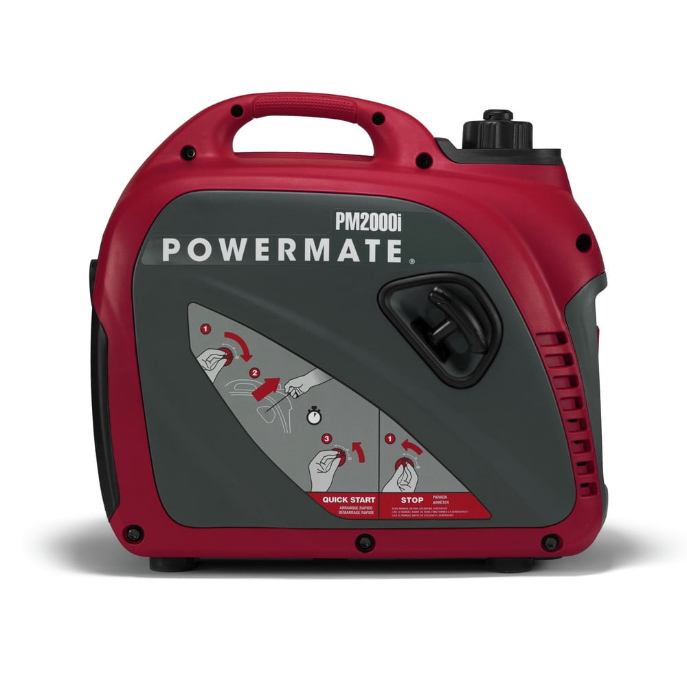 Powermate P0080501 PM2000i 2000/1700 Watt 80cc Portable Inverter Generator