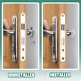 thumbnail image 3 of 2" Door Knob Wall Shield, Clear Self Adhesive Round Soft Rubber Door Stopper Wall Protector, 6 PCS Reusable Solution for Stopping Wall Damage & Noise from Doors, Refrigerators (Round 2" 6 PCS, Clear), 3 of 8